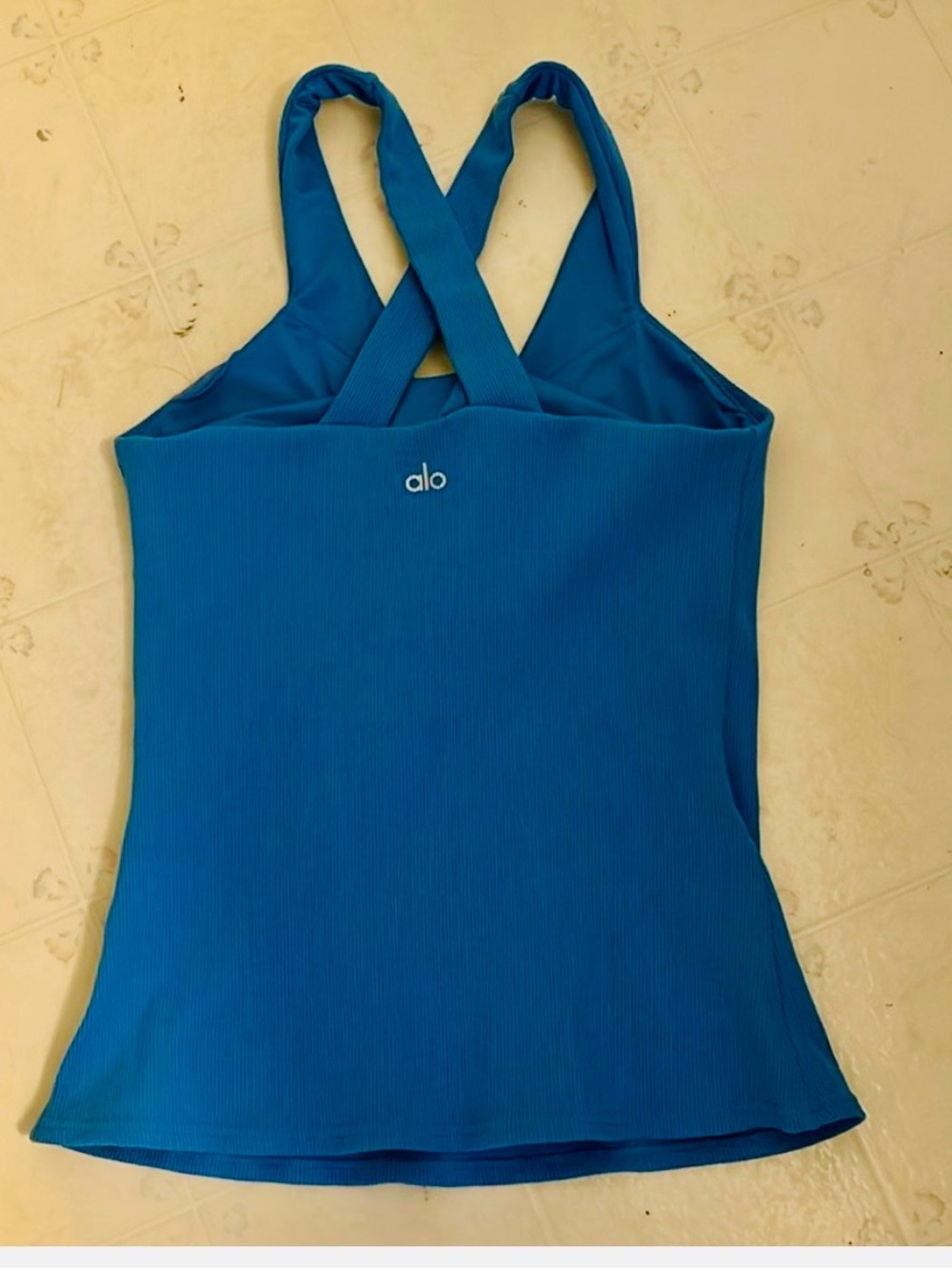 ALO Yoga Blue Tank Top